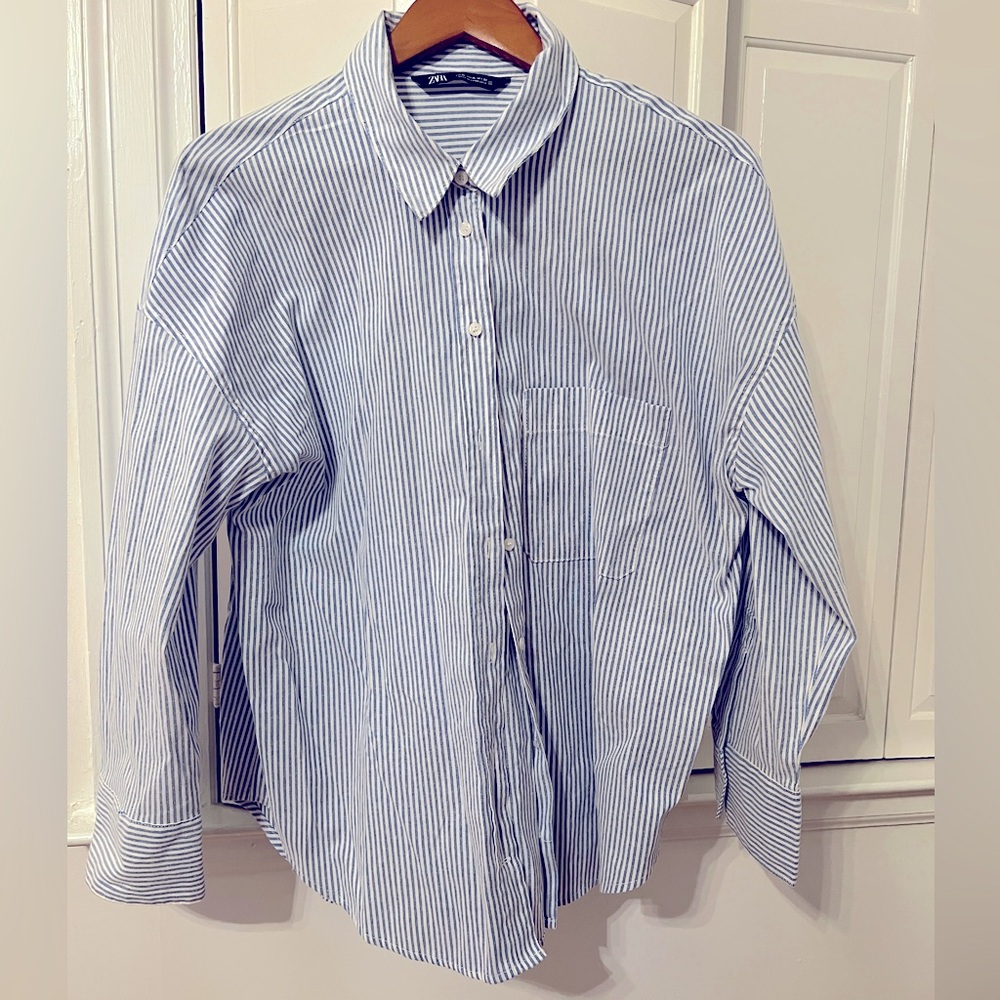 Zara button down shirt